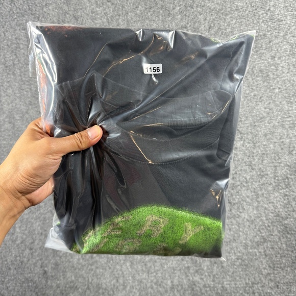 Y2K Wiz Khalifa Big Head Graphic T-shirt Black Mens Size Medium #1156 - Picture 8 of 8